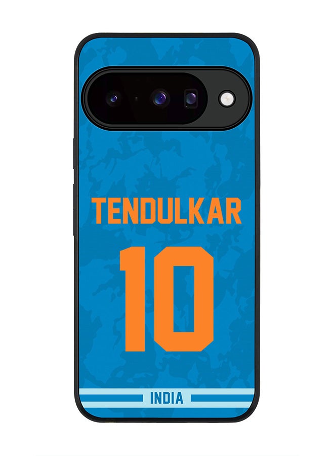 Stylizedd For Google Pixel 10 Case,Slim fit Camera Protection, Shockproof Thin Phone cover  - India Sachin Tendulkar, Jersey No 10 - Image 1